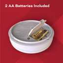 Kidde Smoke & Carbon Monoxide Detector, AA Battery Powered, LED Warning Light Indicators, 1 Pack, 03/28/2023