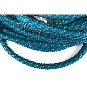 Multi Color Irridecent Green Cord Weave Trims 3/8" (9mm) Decorative Weaved Green Rope 5 Yards