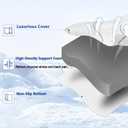 WEUP Extra Firm Twin XL Mattress Topper 3in Mattress for Back Pain Relief