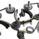 9-0753SVVT Timing Chain Kit with VVT Sprocket for DOHC 3.0L 3.2L 3.6L V6, fit for Buick enclave, fit for Chevy Equinox, for XTS, fit for Gmc acadia/Canyon, fit for Saab, fit for Saturn