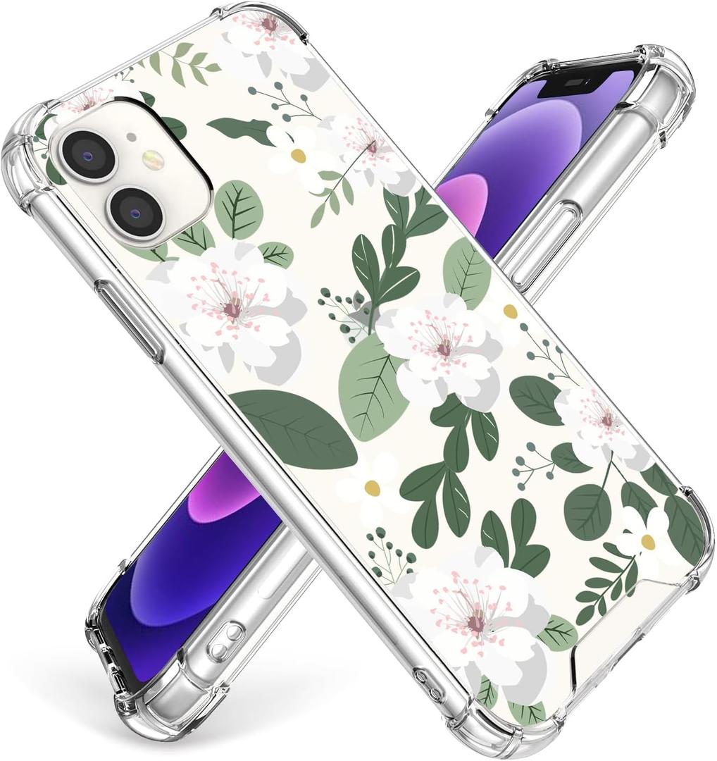 Designed for iPhone 12(2020)/iPhone 12 Pro(2020) 6.1inch Case, Cute Crystal Protective Cover, Black Cute Cow Print Design [Not-Yellowing] Shockproof Slim Fit for Women, Girls