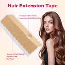 2 x Hair Extension Tape 300 Tabs, Double Sided Adhesive Replacement TapePre Cut Adhesive Tape for Tape in Extensions, Professional Hair Tape