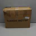 puredown 28 x 28 Feather Down Throw Pillow Insert, 1 Pack Euro Pillow for Decorative Bed Cushion Couch Sofa