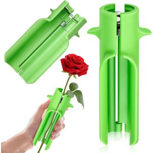 Rose Thorn Stripper Tool Thorn Remover Leaf Stripper Tool Flower Cleaner Cutter Flower Shop Gardening Floral Arrangements Clean Stem Green New Upgrades Efficient for Home Professional Florist