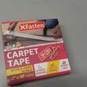 XFasten Double Sided Carpet Tape for Area Rugs 2 Inch x 30 Yards w/Mini Cutter, Residue-Free Carpet Tiles Tape, Heavy-Duty Rug Pad Gripper for Hardwood, Vinyl Flooring Underlayments, Laminate