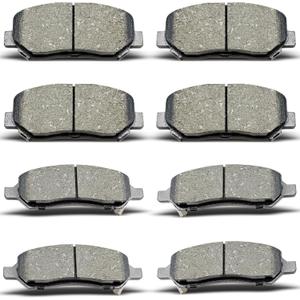 D1623 D1647 Front Rear Ceramic Brake Pads Set Fit For 2013-2016 Dodge Dart