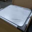 Black Bathroom Mirror for Wall, 30x36 Inch Brushed Matte Black Metal Framed Rectangle Wall Mirror for Bathroom Vanity, Living Room, Bedroom, Farmhouse, Hangs Vertically or Horizontally