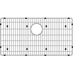 CTXBG2614 Sink Grid, Stainless Steel Bottom Grid 26-3/8" x 14-3/8" x 1-1/4" Single Sink Bowl Protector for Kitchen, Bathroom, Yard, Office, Basement, Garage