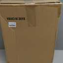 Decorative Coffee Table Tray - Ottoman Tray - Breakfast, Drinks, Liquor Serving Platter - from Farmhouse to Modern - Matte Finish - Champagne Gold Handles - Mocha