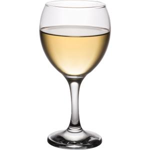 Red Co. Set of 4 Classic Glass 8.75 fl oz Stemmed All-Purpose White Wine Goblets, Clear