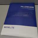 2 x BEDELITE Satin Pillowcase for Hair and Skin, Super Soft Similar to Silk Pillow Cases 4 Pack with Envelope Closure, Cooling Pillowcases for Women Men (20"x36" King Size, Gleam)