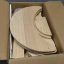 Cat Shelf for Wall Mount Hammock with 3Levels Climbing Ladder and Shelves Moon Cats Wall Furniture for Activity Indoor Kitty (3Levels Steps)