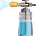 Foam Cannon for Pressure Washer, Car Wash Foam Gun Kit, Tool Daily Foam Cannon with 1/4 Inch Quick Connector, Soap Cannon for Pressure Washer, Car Foam Sprayer