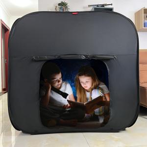 Sensory Tent for Kids & Adults with Autism ADHD SPD - CPC Certification Large Size 40x40in Black Out Calm Corner Helps Children Relax Reduce Anxiety - Pop-up Autistic Sensory Room Play Tent (Medium)