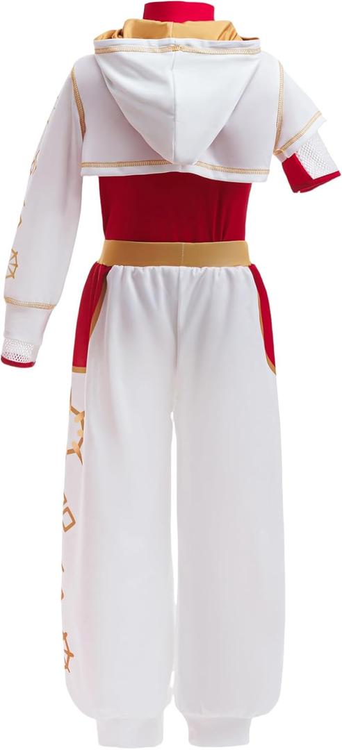 Xefenki Girls Nova Zombies 4 Costume Halloween Cosplay Outfits Includes Hooded Sweatshirt T-shirt and Pants (7-8 Years(130))