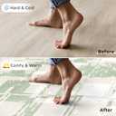 GEMBED Modern Area Rug - Geometric Rug for Bedroom Living Room, Machine Washable Rug Soft Non Slip Non Shedding, Checkered Rugs for Teen Dorm Home Decor Aesthetic, Nursery, Playroom, Green, 9'x12'