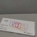 JALL 13" Large Digital Wall Mount Clock, Count Down Timer, Alarm, Big LED, DST, Temperature for Living Room Classroom Desk, Xmas, Birthday Gift for Senior Mom Dad