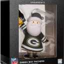 Hallmark NFL Green Bay Packers Santa Fan Christmas Ornament, Gifts for Sports Fans