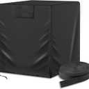 Air Conditioner Cover for Outside Units with Windproof Straps & Reinforced Buckles 420D Heavy Duty Square ac Covers Outdoor Protects HVAC Condenser From Winter Rain Snow Ice Dust Up to 24x24x30 inches