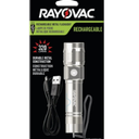 Led Metal Rechargeable Flashlight With 320 Lumens And 3 Modes