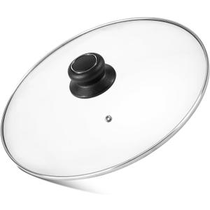 11 Inch Pan Lid, Frying Pan Lid, Fry Pan, Skillet Lid, Pot Cover with Handle, Tempered Glass Cover, 11"
