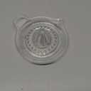 Lemon Squeezer, Portable Citrus Juicer, Crystal Reamer Manual Juicer with Handle and Spout for Fresh Juice, Lime Orange, Heavy Clear Glass