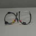 Rear Door Upper & Lower Latch Cables, Compatible with F-150 F-250 Left & Right Back Door Upper & Lower Latch Cables Repair Kit 32.2 Inch & 23.5 Inch