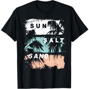 Sun Salt Sand T-Shirt (Black, S)