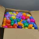Ball Pit Balls Pack of 100 200 500 - Star and Round Set BPA Free Phthalate Free Non-Toxic Crush Proof Play Balls Soft Plastic Balls for Toddlers Baby Kids Birthday Pool Tent Party (7colors)