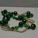 JOYIN s St. Patrick's Day Jumbo Bead Necklace, Green Shamrock Necklace for St. Patrick's Day Carnival Dress Up, Costume Party Accessories, Irish Day Decorations Favors