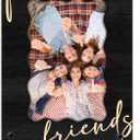 Forever Friends Picture Photo Frame, Unique and Cute Picture Frame, Friendship Birthday Christmas Gifts for Women Friends BFF Besties, Desk Tabletop Decor for 4 x 6 Photo-A18