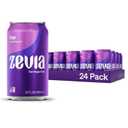 Zevia Zero Sugar Soda, Orange, 12 oz Cans (24-Pack)  Naturally Sweetened, Non-GMO Project Verified, Gluten-Free, Vegan