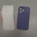 Magnetic for iPhone 14 Pro Case, Compatible with MagSafe, [Full Camera Protection][Screen Protector] Silicone Shockproof Protective Phone Case for iPhone 14 Pro 6.1", Lavender Gray