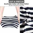 CtilFelix Dog Shirt Striped Clothes Stretchy Vests for Small Medium Large Dogs Boy Girl Cat Apparel Soft Cotton Puppy T-Shirts Lightweight Pet Tank Top Kitten Outfit Pack-2 Red & Blue 4XL (4XL- Chest ~31" / 35~55 lbs)