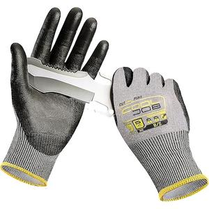 COOLJOB 12/120 Pairs Cut Resistant Work Gloves PU Coating, ANSI A2 A4 A6 A9