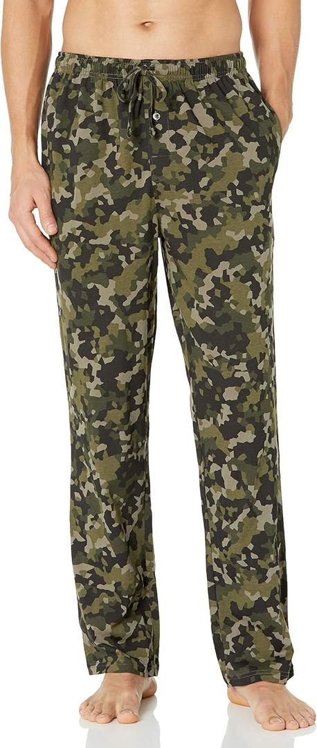 Amazon Essentials Men's Cotton Knit Pajama Pant (Green, XL) Amazon Essentials Men's Cotton Knit Pajama Pant (Green, XL)