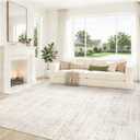 9x12 Area Rugs for Living Room Washable Rug Neutral Abstract Beige Carpet
Bedroom, Large, Dining Room, Modern, Indoor, Kids, Playroom, Office, Farmhouse, Non Slip, Stain Resistant, Non Shedding, Soft