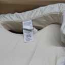 My Brest Friend Deluxe Organic Nursing Pillow 100% Organic Cotton Slipcover Ergonomic Breastfeeding Pillows Supports Both Mom and Baby Breastfeeding Essentials Handy Side Pocket Cream