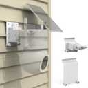 HOLACA Vinyl Siding Hooks Mount for AOSU SolarCam D1 SE/Lite/Max, Eufy Solocam S340/E30,Reolink Argus PT 3MP/4MP/5MP/2K,ANSQUE Security Cameras (GU01/SA01),Cinnado B6 Security Camera and Solar Panels