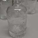 Kingrol 12 Pack Clear Glass Bud Vases, Small Vases for Flowers, Vintage Glass Bottles for Home Office Decor, Centerpieces for Wedding Table