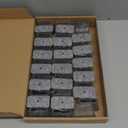 BUMACO Chair Leg Floor Protectors Rectangle Chair Leg Protectors for Hardwood Floors Silicone Pads Covers to Protect Floors(Clear-20 Pcs, Rectangle L Fit (L:1-1/2 ~ 2,W:3/4 ~ 1