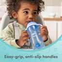 NUK First Choice Ms. Rachel Learner Straw Sippy Cup, 10 oz. Baby and Toddler Cup with Straw, Spill Proof, 2 pack