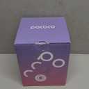 POCOCO Galaxy Star Projector for Bedroom with Replaceable Optical Film Discs, Home Planetarium Night Light Projector with High-Definition Soft Light for Relax, Study, and Meditate, Stress Relief Gifts (White)