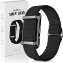 Herz P1 Smart Band Bracelet - Health Wristband Fitness Tracker for Heart Rate, Sleep, Stress, Track Steps, Activity & Body Temperature, 30 Days Battery, Subscription Free App, 1ATM Water Resistant