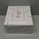 By Madee HEAVYWEIGHT Fancy Disposable Dinnerware Set  175-Piece Ivory and Scalloped Disposable Plates with Rose God Trim, Cutlery & Linen-Feel Napkins, Elegant Nice for Weddings & Party (25 Guests)