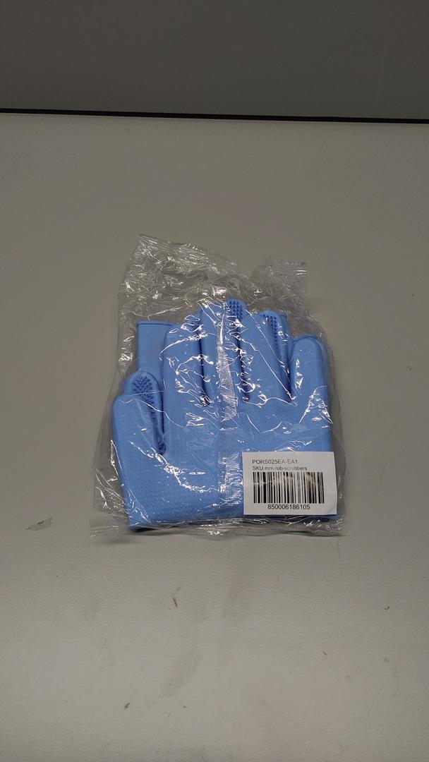 Rubber Scrubbers Reusable Silicone Anti-Bacterial Multi-Surface Cleaning Gloves