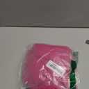 OYOANGLE Women's Beach Kimono Cover Ups Mesh Sheer Tie Waist Short Sleeve Long Cardigans Resort Wear (Large, Hot Pink)