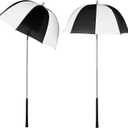 Jexine 2 Pack Golf Bag Umbrellas 22.44"x54.3" Waterproof Golf Club Umbrella Rain Covers for Club Protection Windproof UV Shield