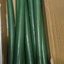 10 Inch Hunter-Green Taper Candles, 10 Pack Unscented Candlesticks for Christmas Spring Dinner Wedding and Home Decoration, Smokeless and Dripless Emergency Candles