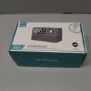 15W Fast Wireless Charger with Bluetooth Speaker and Alarm Clock Radio,4 in1 Wireless Charging Station for iPhone,Android Phones with FM Radio for Bedroom (7inch, Gray)